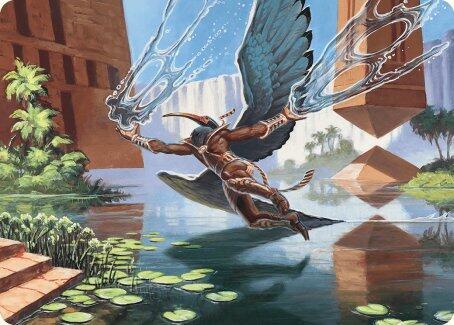 Nadu, Winged Wisdom Art Card [Modern Horizons 3 Art Series]