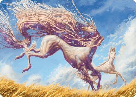 Nyxborn Unicorn Art Card [Modern Horizons 3 Art Series]