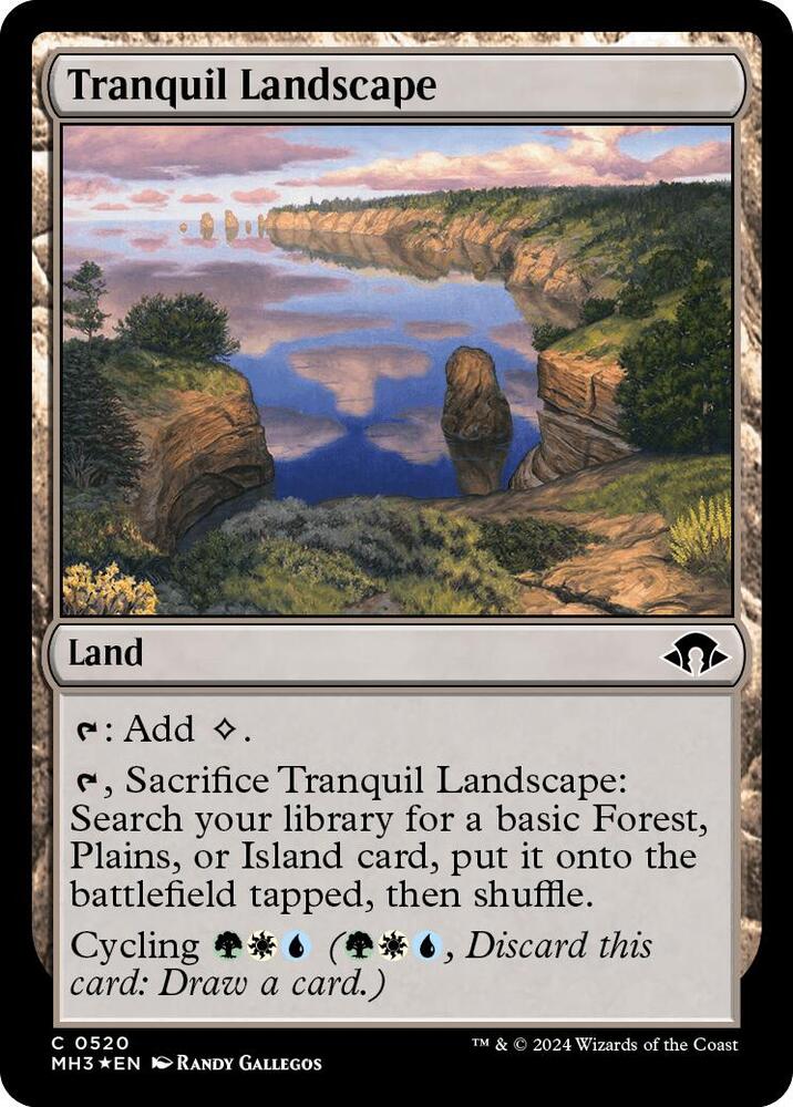 Tranquil Landscape (Ripple Foil) [Modern Horizons 3]