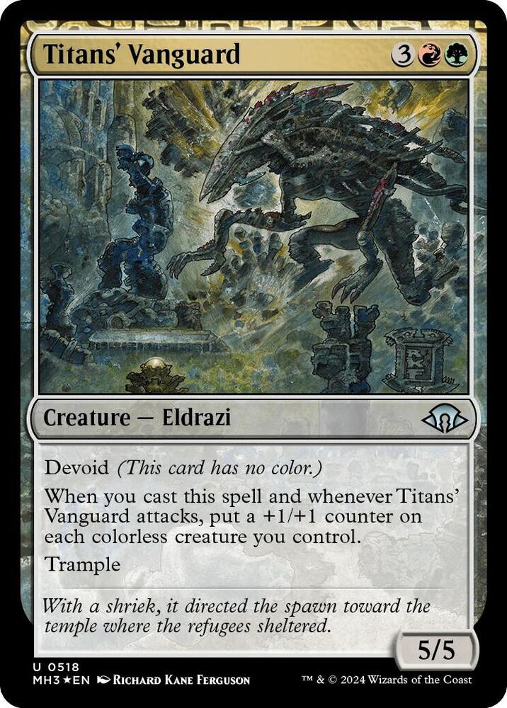 Titans' Vanguard (Ripple Foil) [Modern Horizons 3]