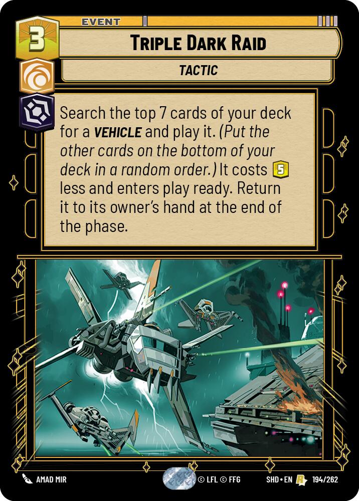 Triple Dark Raid (194/262) (194/262) [Shadows of the Galaxy]