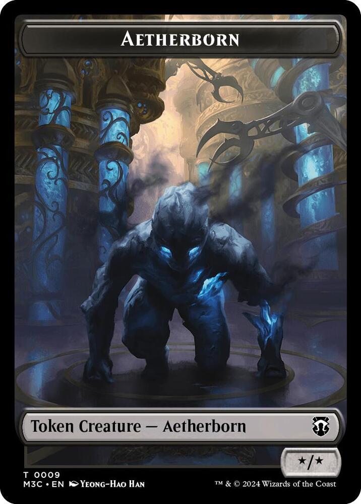 Aetherborn // Servo Double-Sided Token [Modern Horizons 3 Commander Tokens]
