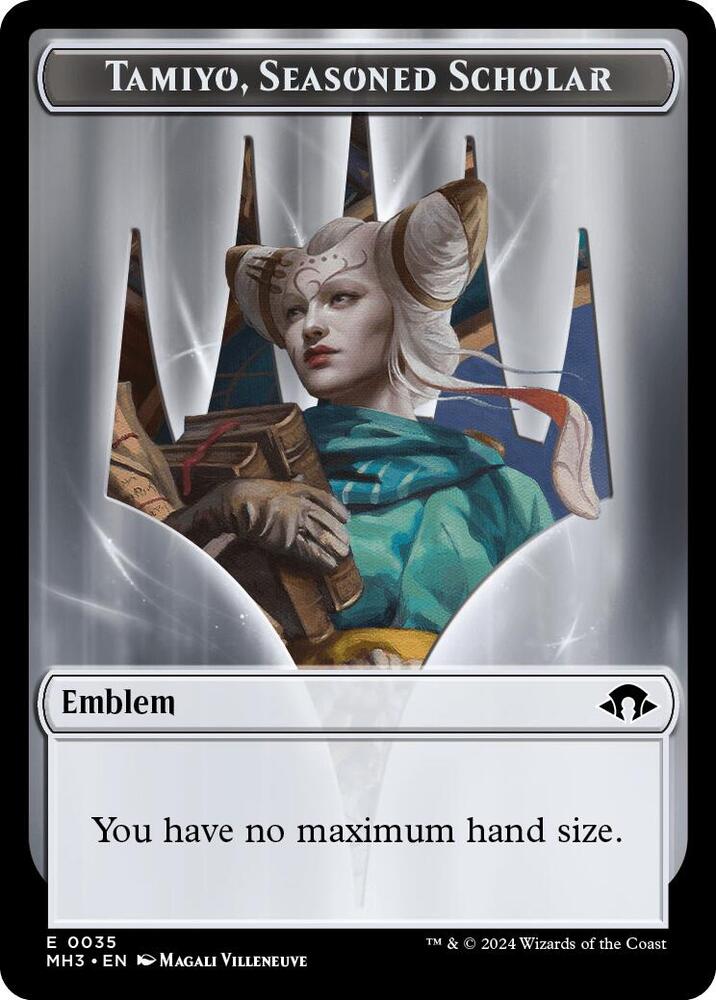Tamiyo, Seasoned Scholar // Energy Reserve Double-Sided Token [Modern Horizons 3 Tokens]