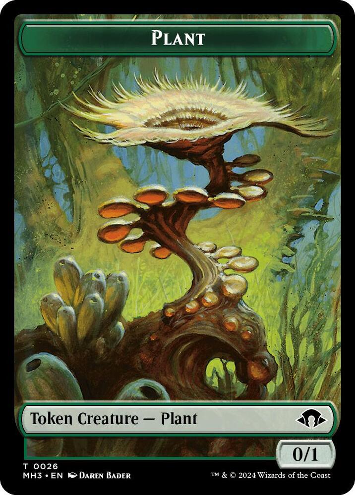 Plant // Energy Reserve Double-Sided Token [Modern Horizons 3 Tokens]