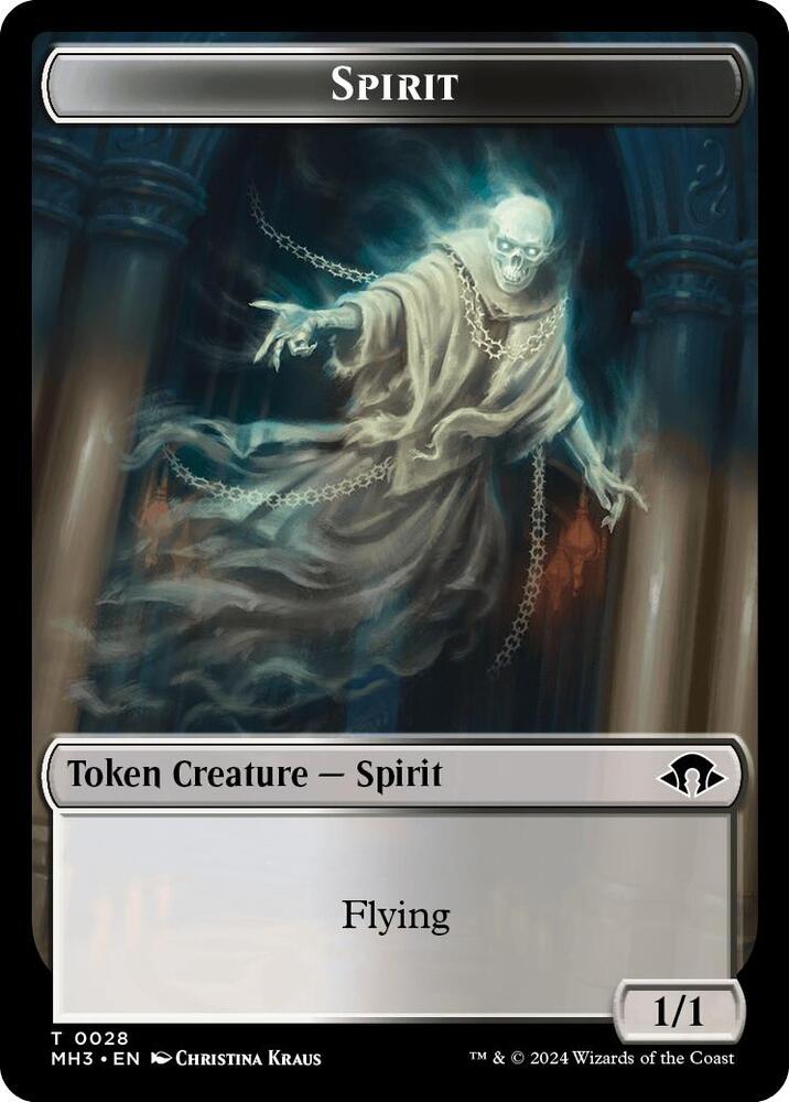 Spirit (0028) // Energy Reserve Double-Sided Token [Modern Horizons 3 Tokens]