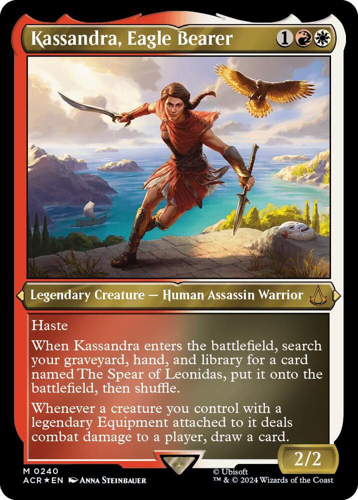 Kassandra, Eagle Bearer (Foil Etched) [Assassin's Creed]