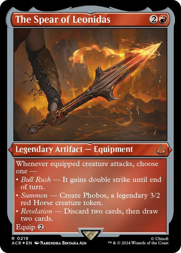 The Spear of Leonidas (Foil Etched) [Assassin's Creed]