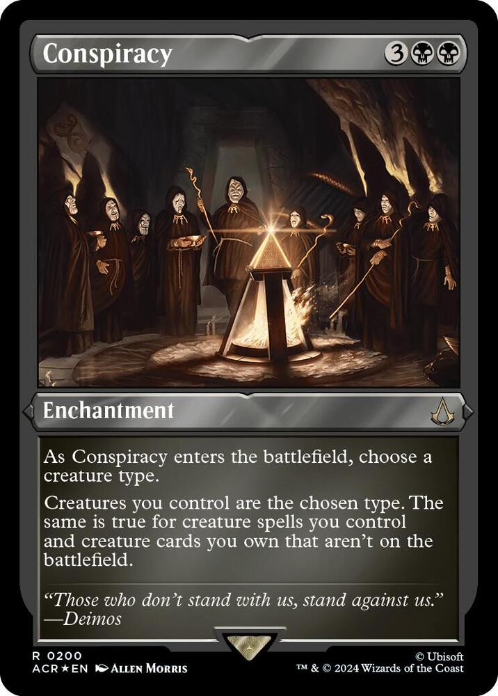 Conspiracy (Foil Etched) [Assassin's Creed]