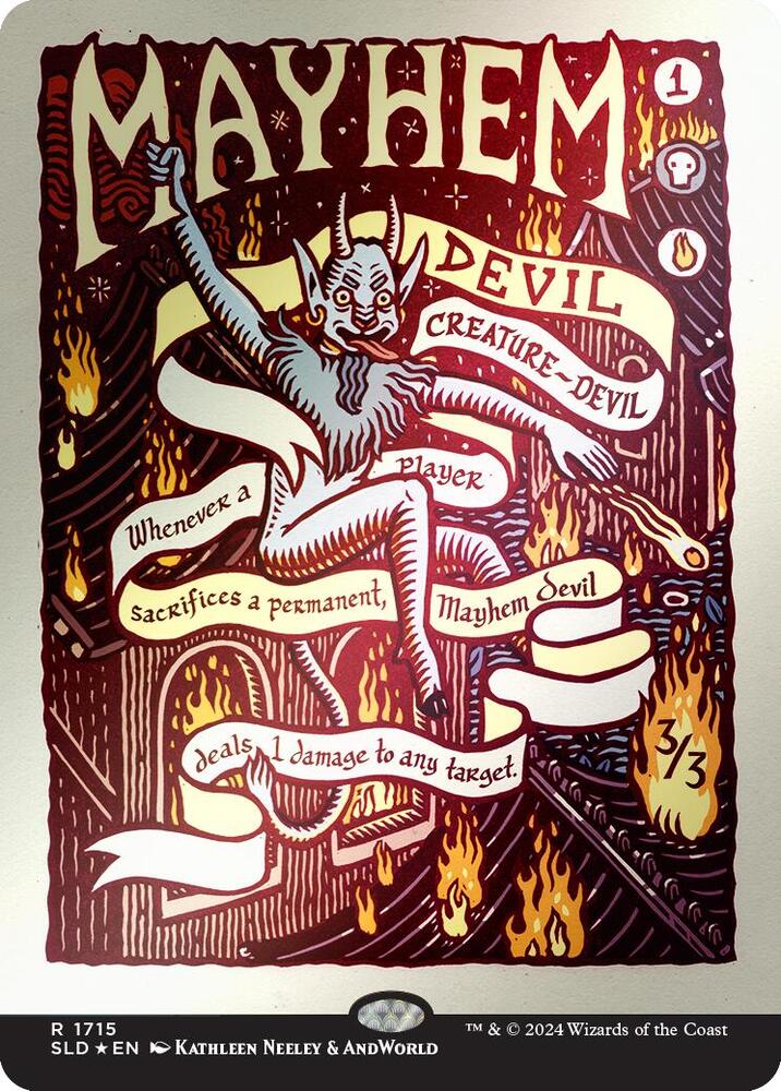 Mayhem Devil (Rainbow Foil) [Secret Lair Drop Series]