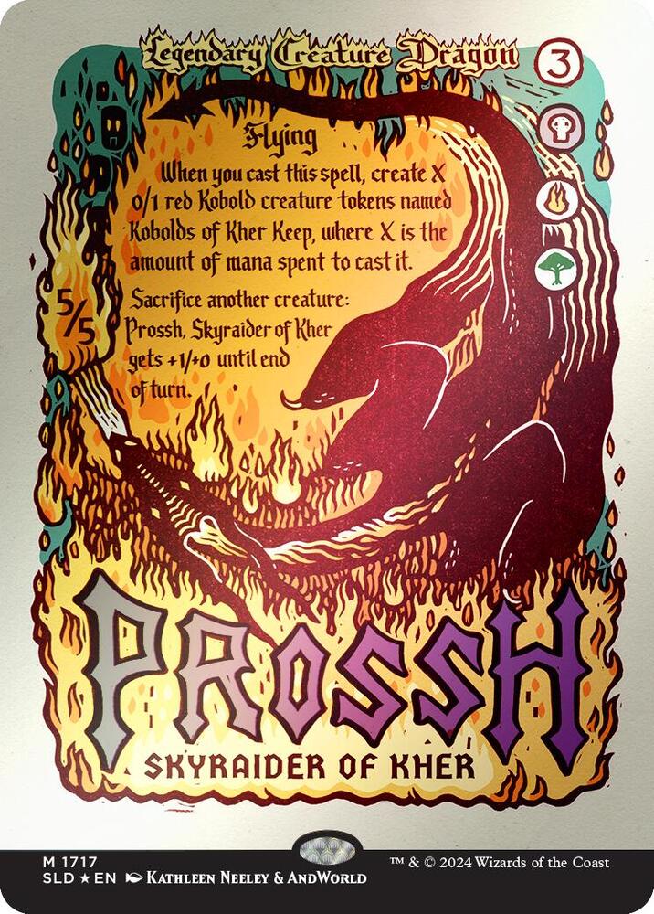 Prossh, Skyraider of Kher (Rainbow Foil) [Secret Lair Drop Series]