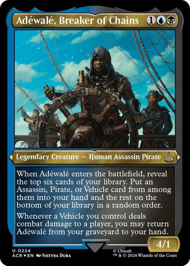 Adewale, Breaker of Chains (Foil Etched) [Assassin's Creed]