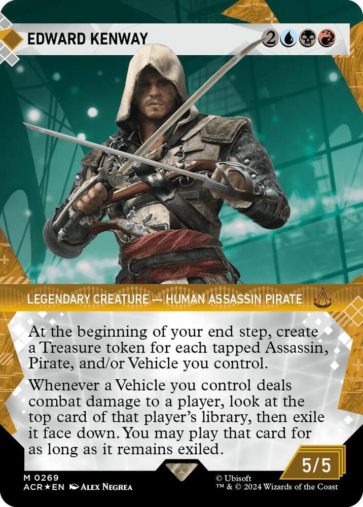 Edward Kenway (Showcase) (Textured Foil) [Assassin's Creed]
