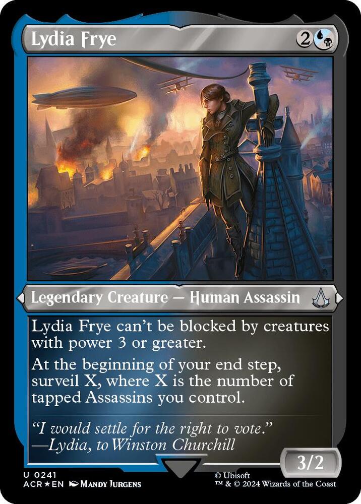 Lydia Frye (Foil Etched) [Assassin's Creed]