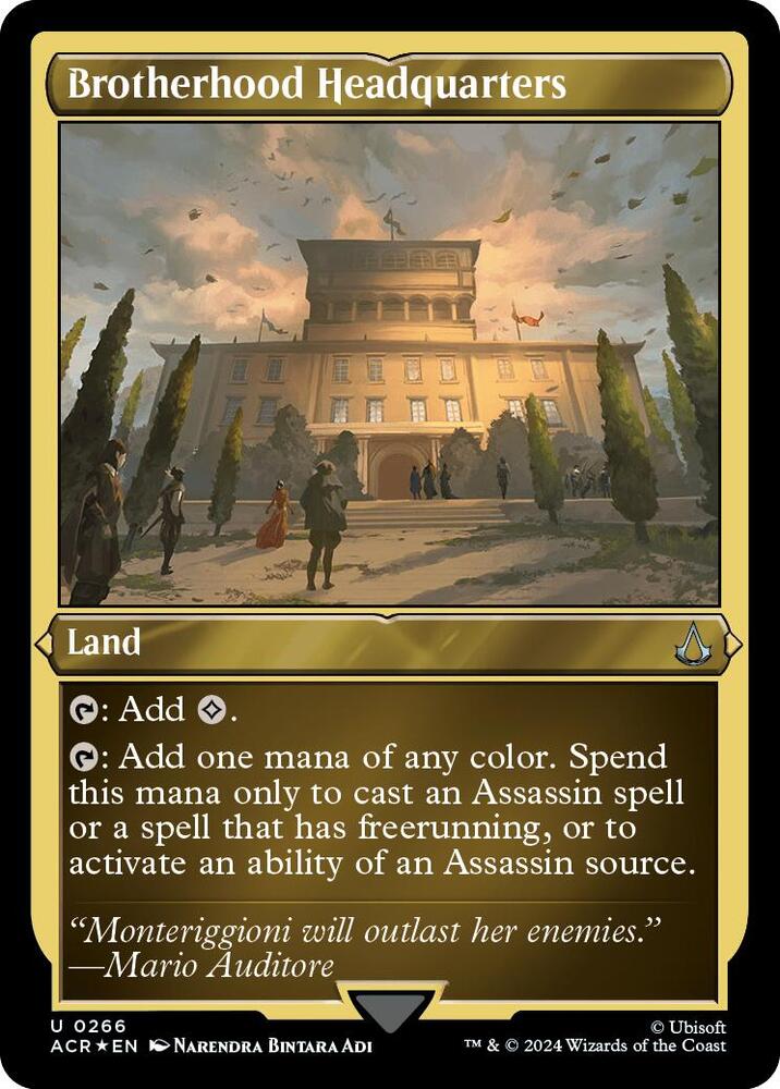 Brotherhood Headquarters (Foil Etched) [Assassin's Creed]