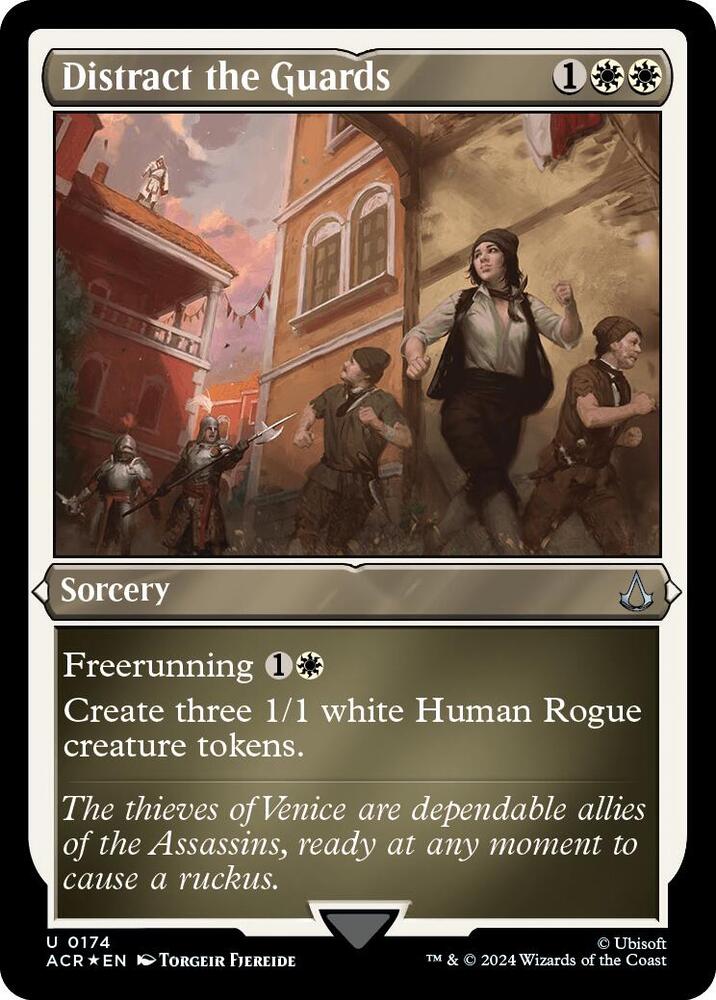 Distract the Guards (Foil Etched) [Assassin's Creed]