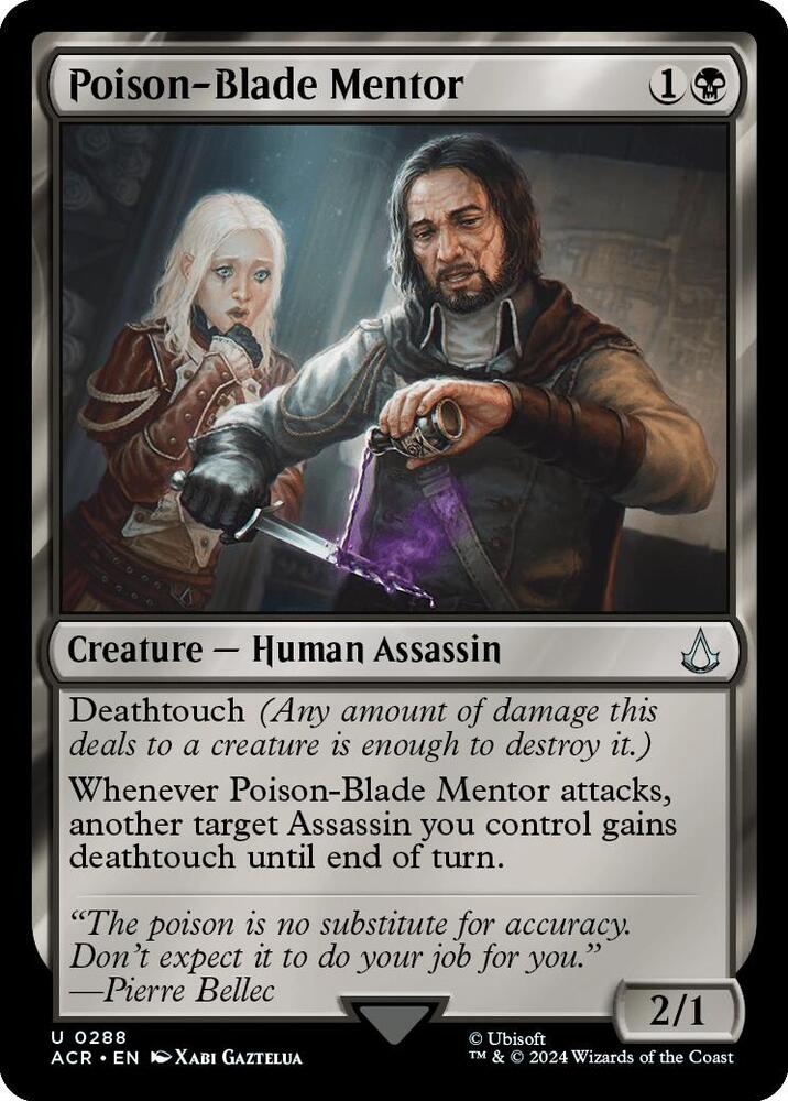 Poison-Blade Mentor [Assassin's Creed]