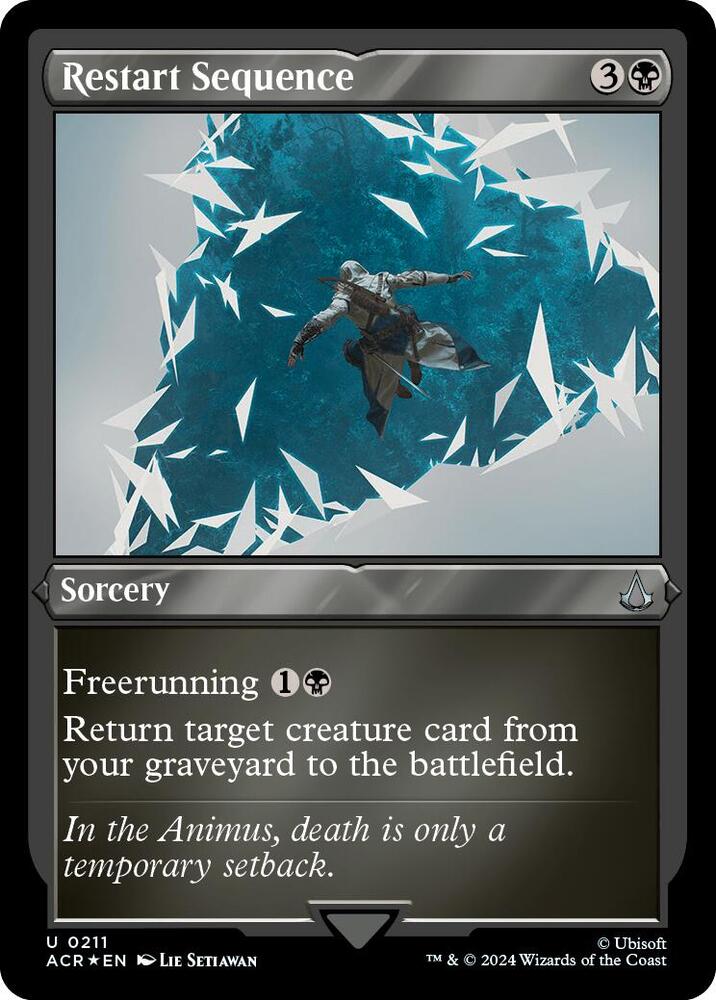 Restart Sequence (Foil Etched) [Assassin's Creed]