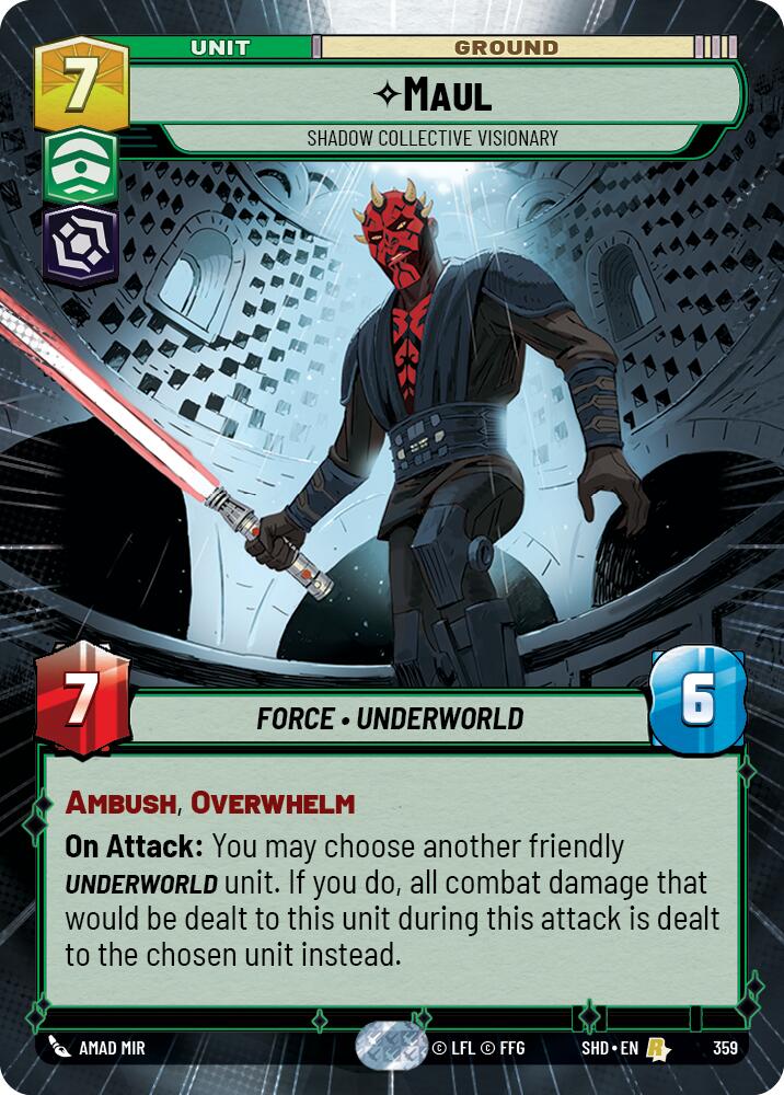 Maul - Shadow Collective Visionary (359) (Hyperspace) (359) [Shadows of the Galaxy]