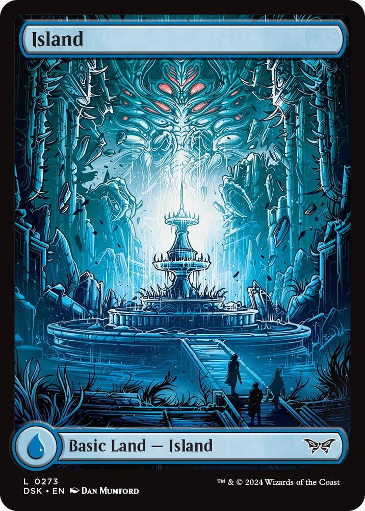 Island (273) - Full Art [Duskmourn: House of Horror]