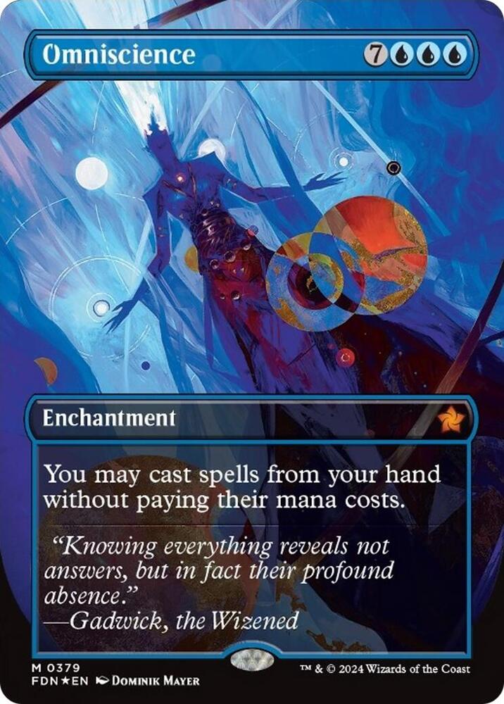 Omniscience (Borderless Mana Foil) [Foundations]