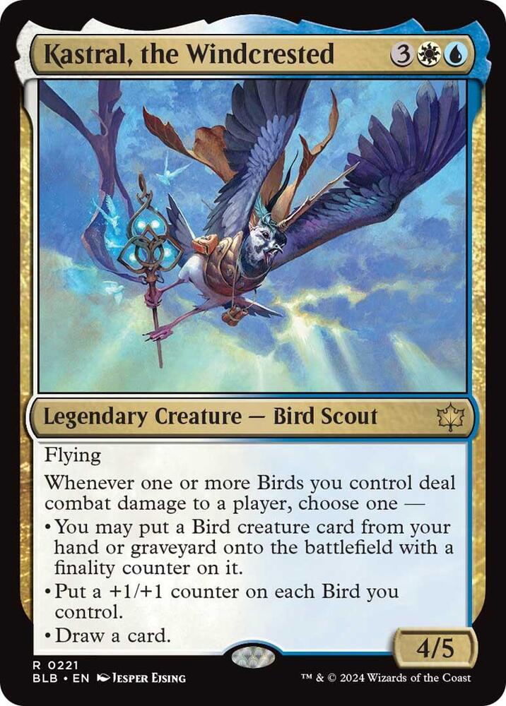 Kastral, the Windcrested [Bloomburrow]