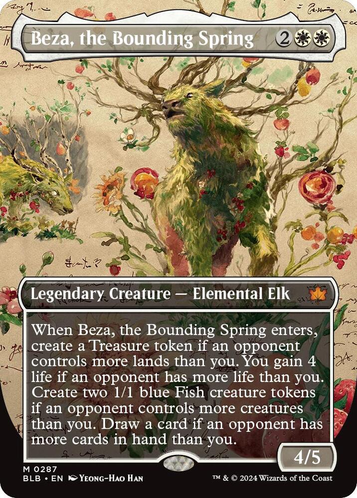 Beza, the Bounding Spring (Borderless) [Bloomburrow]