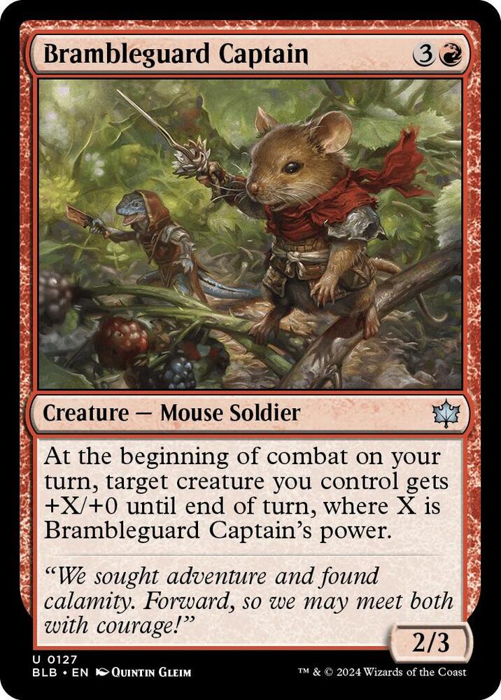 Brambleguard Captain [Bloomburrow]