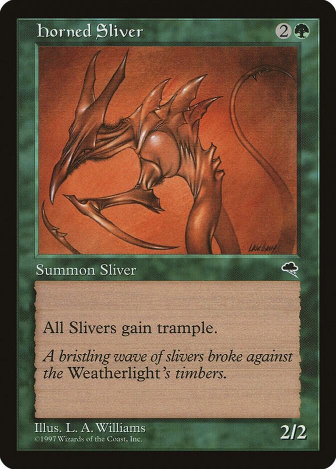 Horned Sliver [Tempest]