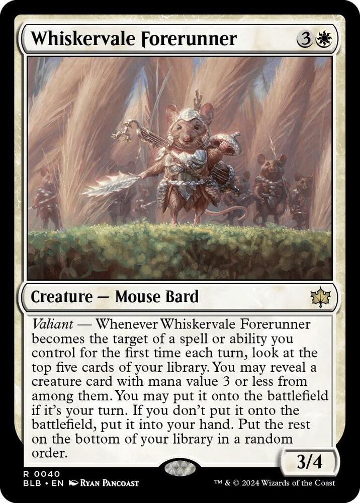Whiskervale Forerunner [Bloomburrow]