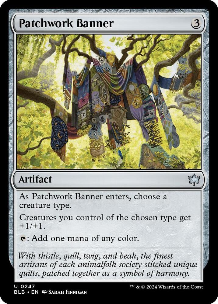 Patchwork Banner [Bloomburrow]