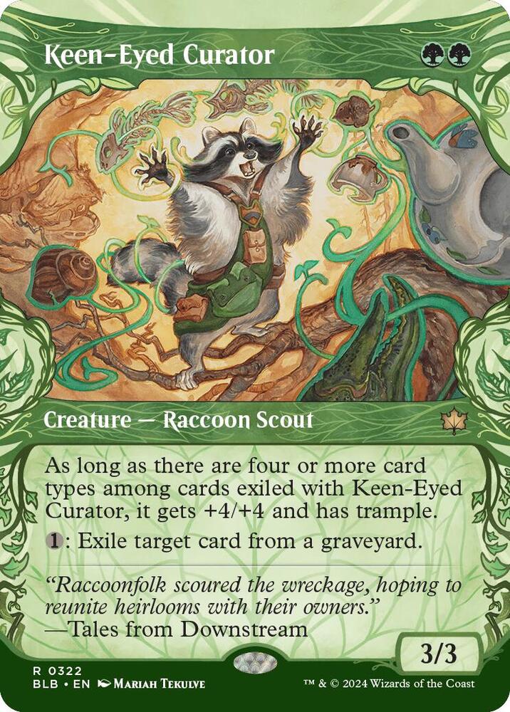 Keen-Eyed Curator (Showcase) [Bloomburrow]