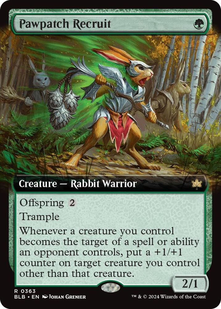 Pawpatch Recruit (Extended Art) [Bloomburrow]