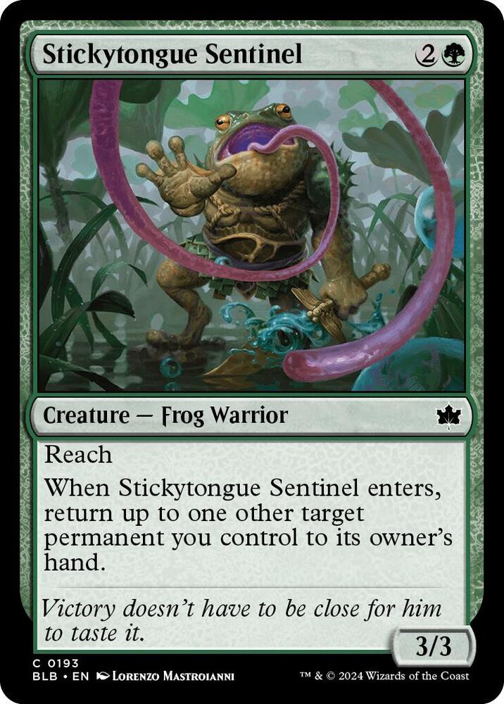 Stickytongue Sentinel [Bloomburrow]