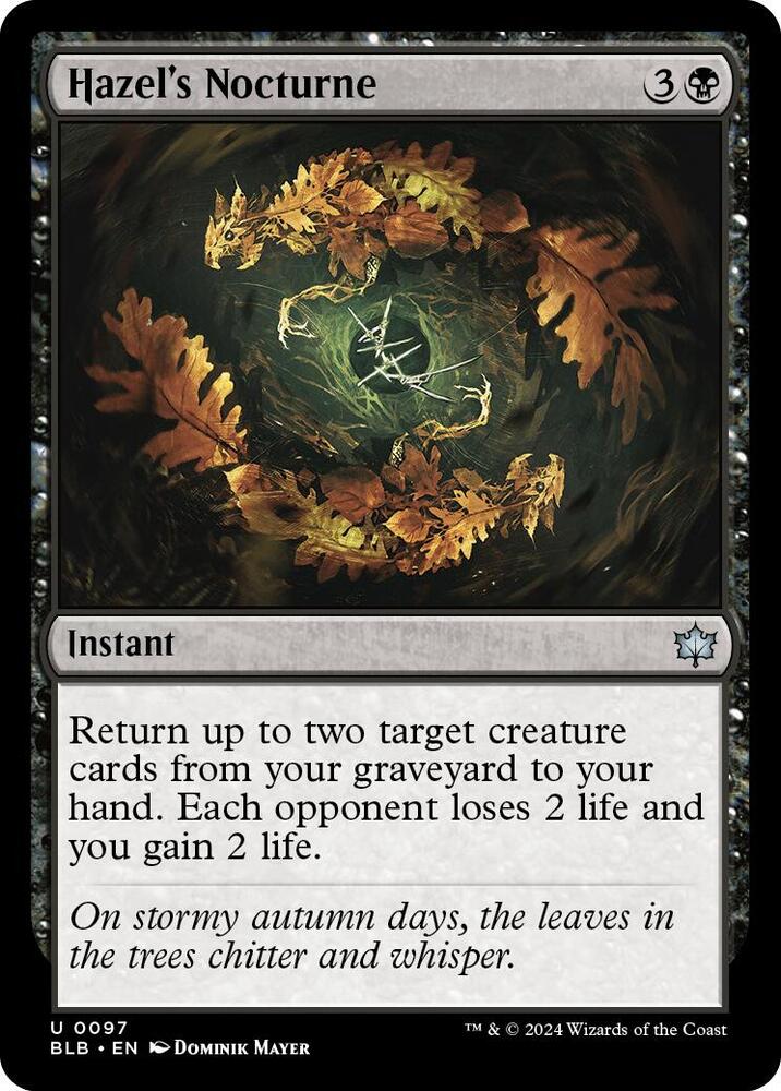 Hazel's Nocturne [Bloomburrow]