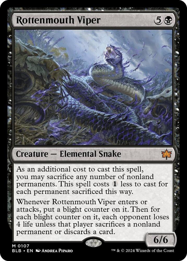 Rottenmouth Viper [Bloomburrow]