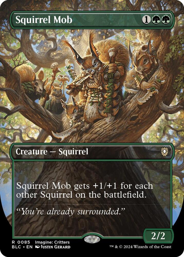 Squirrel Mob (Borderless) [Bloomburrow Commander]