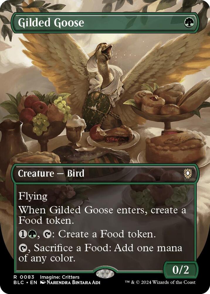 Gilded Goose (Borderless) [Bloomburrow Commander]