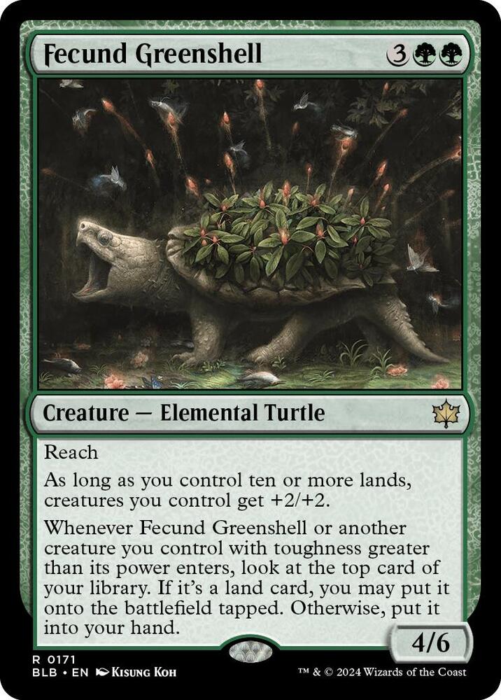 Fecund Greenshell [Bloomburrow]