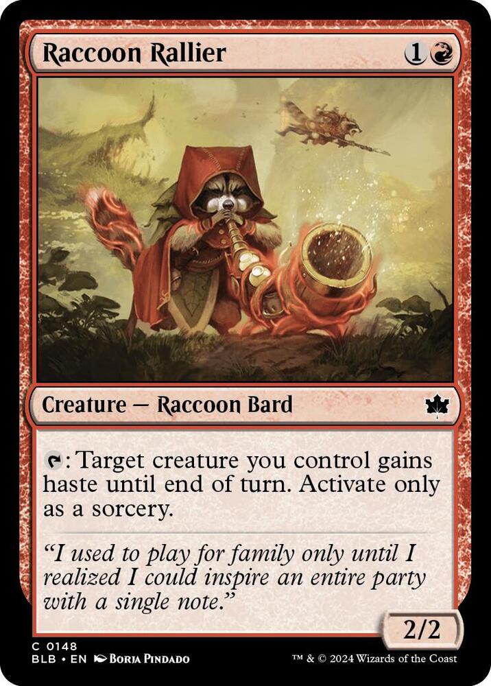 Raccoon Rallier [Bloomburrow]