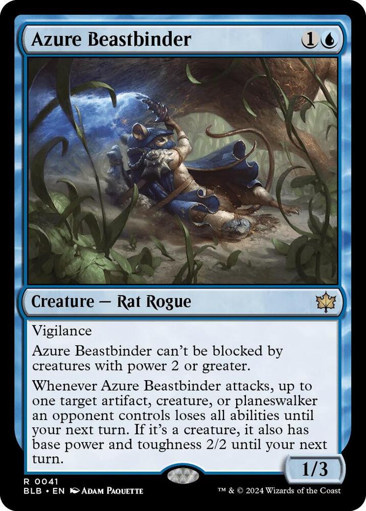 Azure Beastbinder [Bloomburrow]