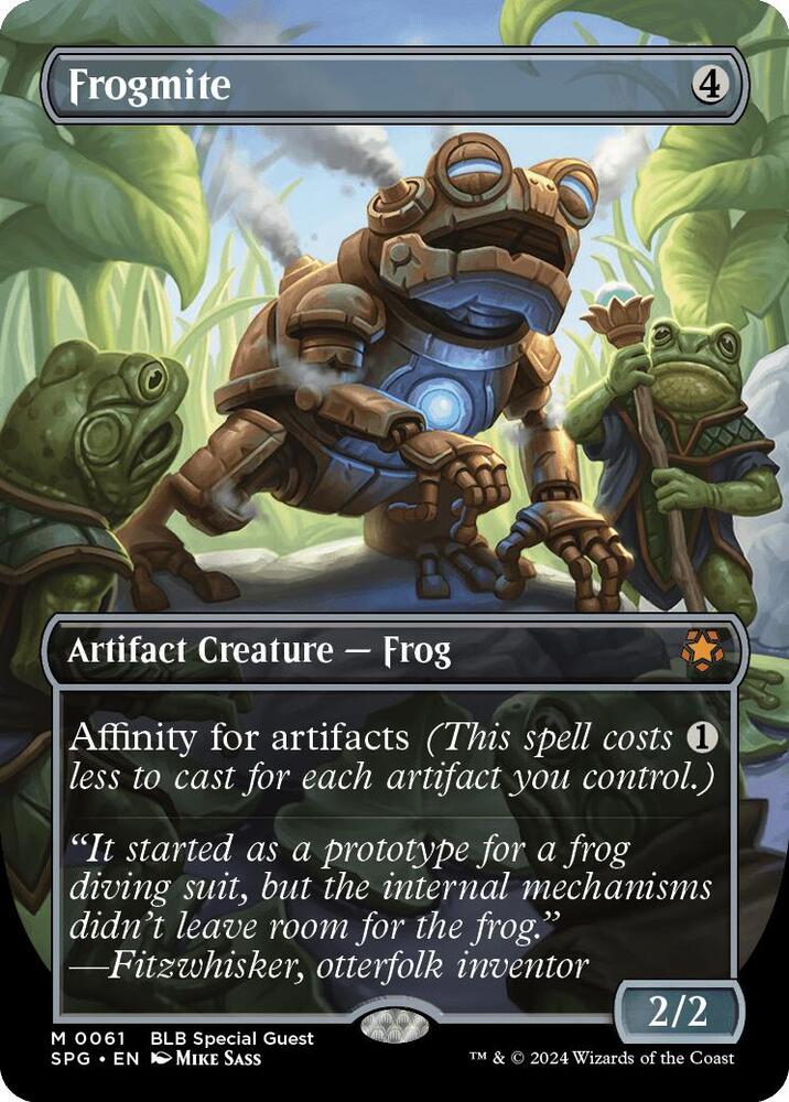 Frogmite (Borderless) [Bloomburrow Special Guests]