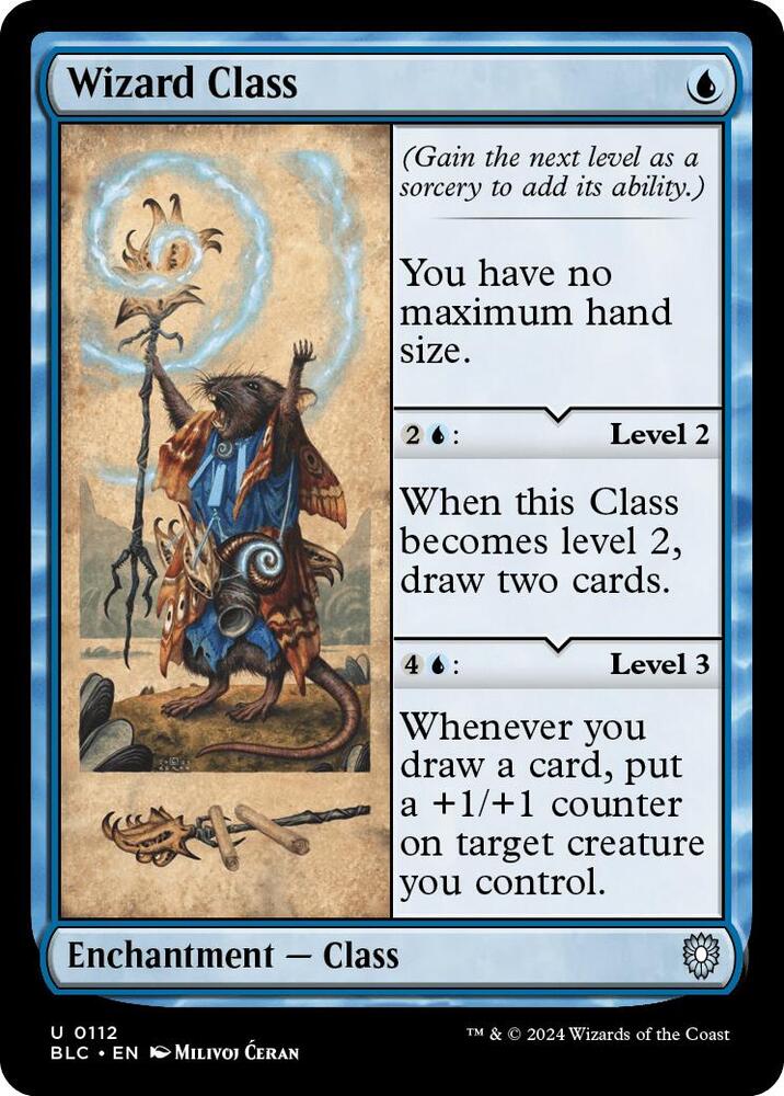 Wizard Class [Bloomburrow Commander]