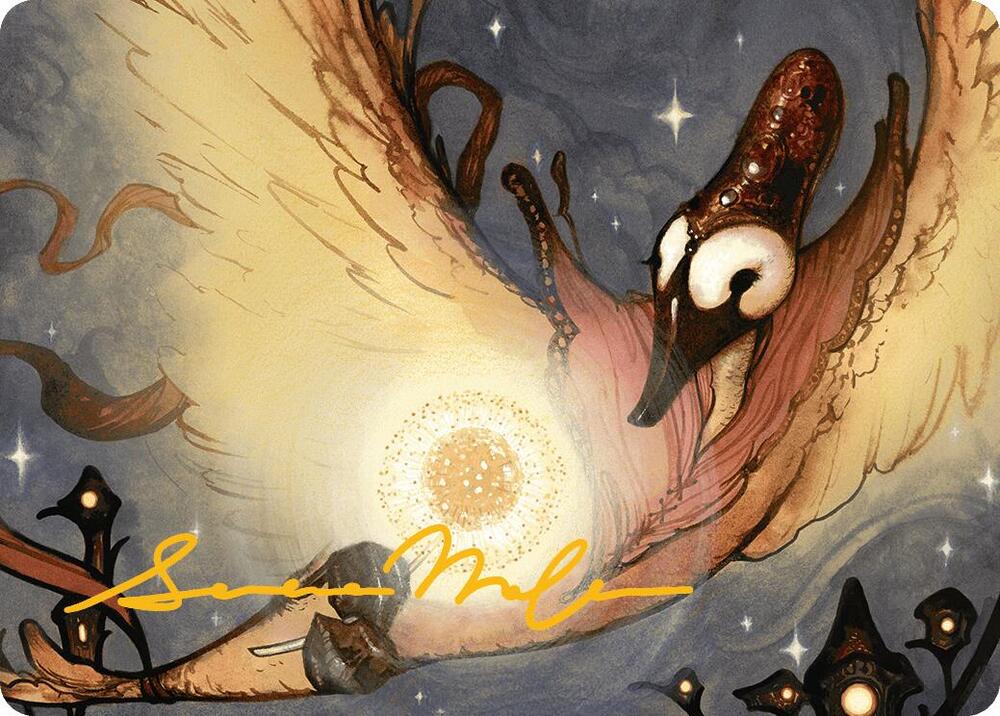 Salvation Swan Art Card (Gold-Stamped Signature) [Bloomburrow Art Series]