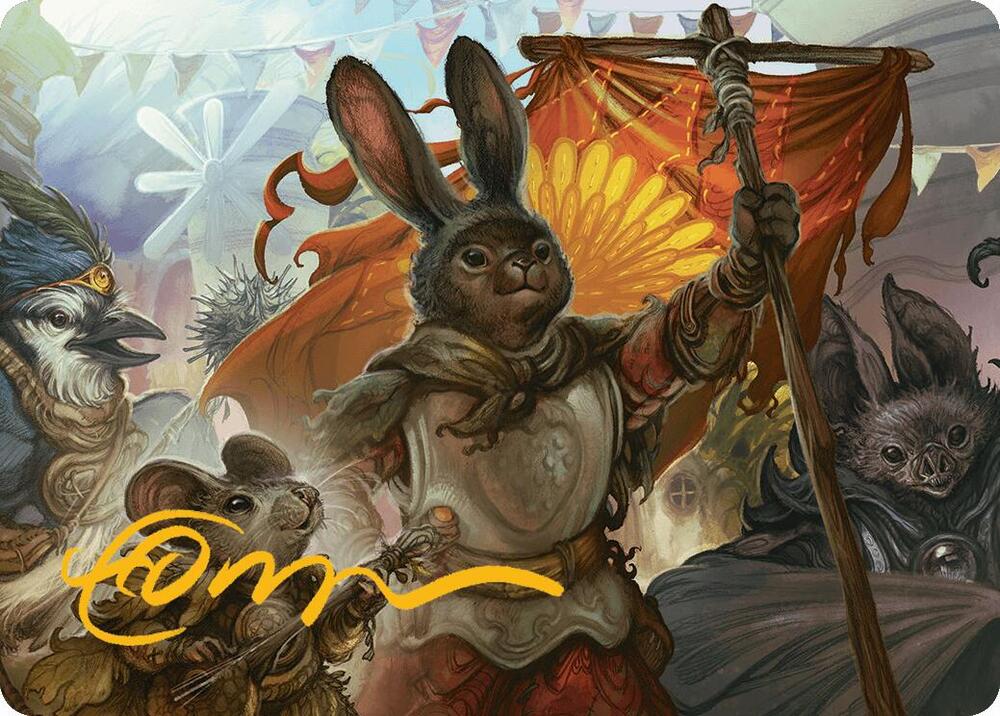 Valley Questcaller 2 Art Card (Gold-Stamped Signature) [Bloomburrow Art Series]