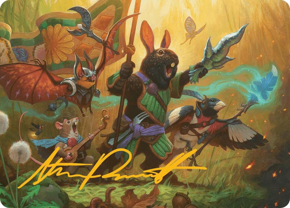 Valley Questcaller Art Card (Gold-Stamped Signature) [Bloomburrow Art Series]