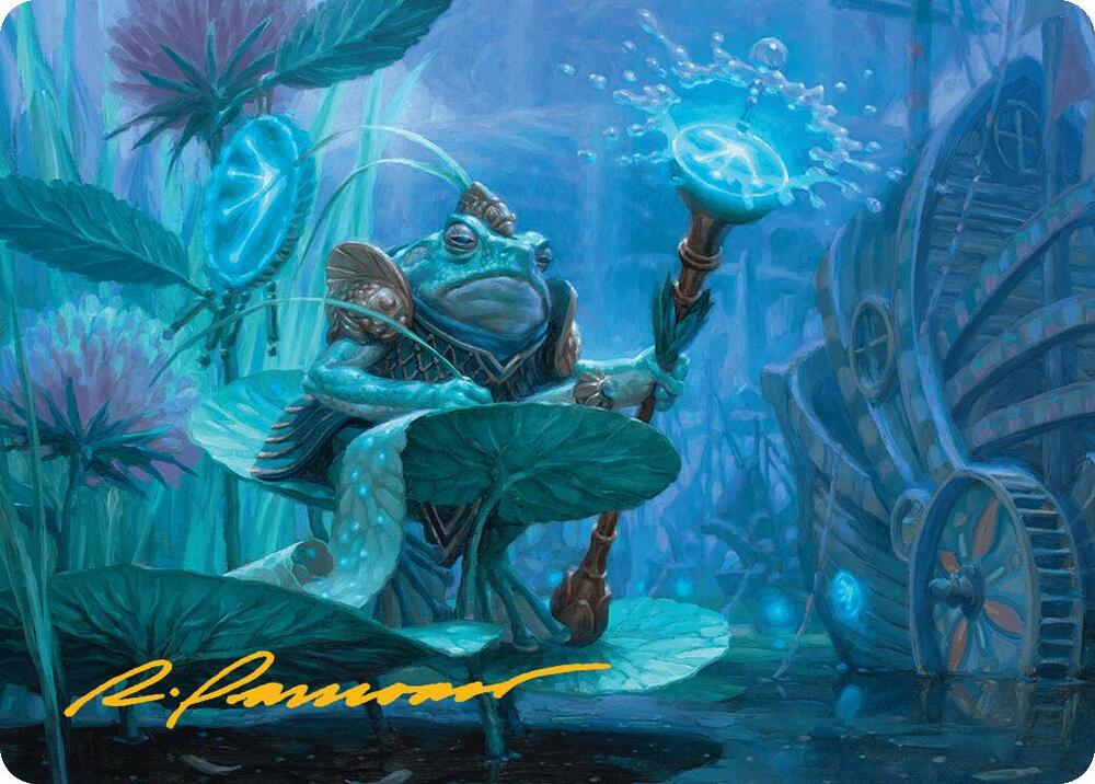 Dour Port-Mage Art Card (Gold-Stamped Signature) [Bloomburrow Art Series]