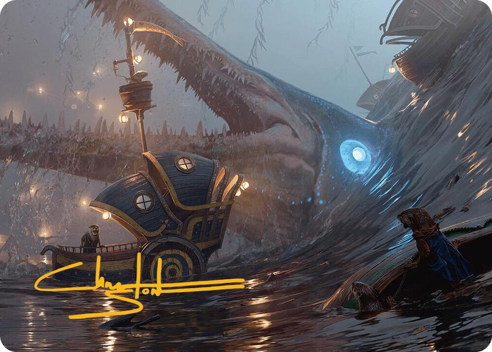 Eluge, the Shoreless Sea Art Card (Gold-Stamped Signature) [Bloomburrow Art Series]
