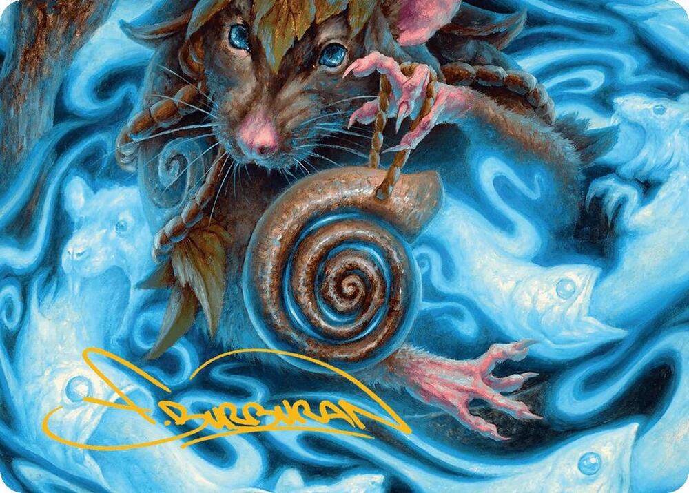 Mind Spiral Art Card (Gold-Stamped Signature) [Bloomburrow Art Series]