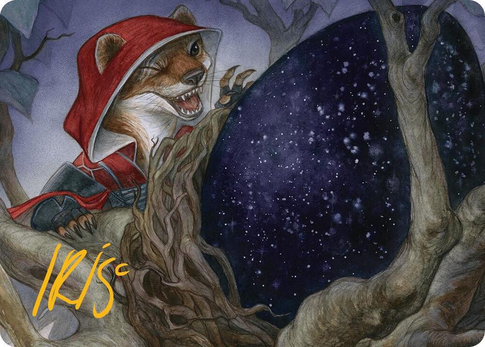 Cruelclaw's Heist Art Card (Gold-Stamped Signature) [Bloomburrow Art Series]