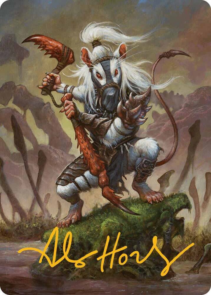Ink-Eyes, Servant of Oni Art Card (Gold-Stamped Signature) [Bloomburrow Art Series]